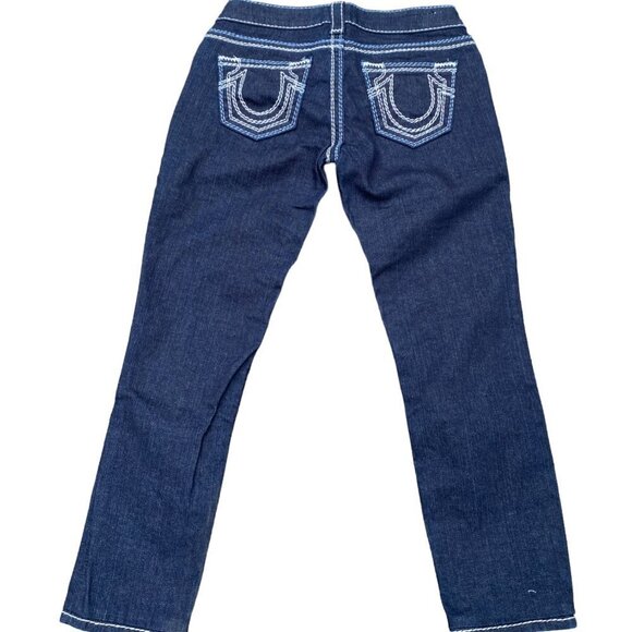 Vintage True Religion Jeans Size 26 ROPE STITCH Blue - Picture 4 of 6